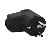 Bachmann Fiche coudée 960.102 – contact de protection polypropylène 250 V noir IP20