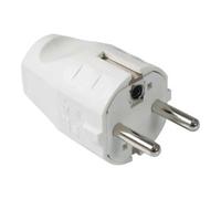 Bachmann Connecteur de montage 910.200 – Type EF CEE 7/7 16A 250V double mise à la terre blanc