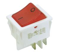 Bachmann Bachmann Interrupteur à bascule blanc/rouge, 16(8)A 250V 2p. 924.096 Quantité:1