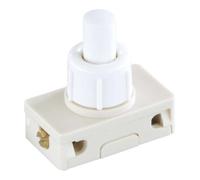 Bachmann Bachmann Interrupteur-poussoir EB blanc, 2(1)A, 250V 1p. 924.137 Quantité:1