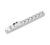 Bachmann Bloc multiprises 19 1UH 6x prises à contact de protection 1xFI