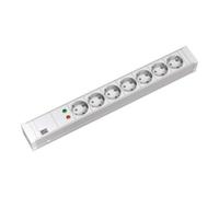 Bachmann Bachmann Multiprise 19 pouces 7 prises avec protection 1,5U, blanc, ÜSS 333.004 Quantité:1