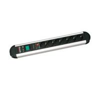 Bachmann PRIMO 6xCEE7/3, 1xSPD, 1xinterrupteur, alimentation 2,0 m, CEE7/7