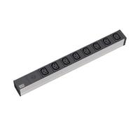 BACHMANN 48,30cm (19") Steckdosenleiste, 8-fach ohne Stecker (333.408)