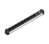 BACHMANN Steckdosenleiste PRIMO CLASSIC ALU, 9-fach ohne (331.011)