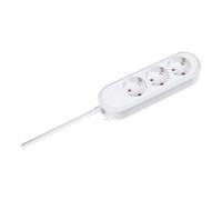 Bachmann SMART - Coupe-circuit - connecteurs de sortie : 3 (CEE 7/17) - 5 m cordon - Allemagne - blanc