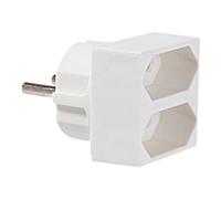 Bachmann Bachmann Prise double Euro blanche 921.271 Quantité:1