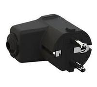 Bachmann Fiche coudée à contact de protection 960.302 Polyamide 250 V Gris clair (RAL 7035) IP20