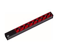 Bachmann Bloc d'alimentation 19" à 8 voies Fusible à fil fin, Accessoire ASI