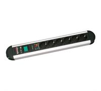 Bachmann PRIMO 6xCEE7/3, 1xSPD, 1xinterrupteur, alimentation 2,0 m, CEE7/7