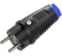 Bachmann BM0017344 Fiche électrique mâle avec terre caoutchouc