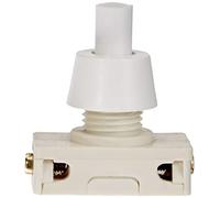 Bachmann Bachmann Interrupteur-poussoir EB blanc, 2(1)A, 250V 1p. 924.137 Quantité:1