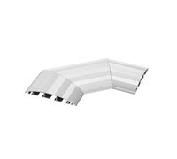 BACHMANN CABLE BRIDGE Coude ALU 90° pour 6 câbles dans 3 canaux séparés