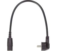 BACHMANN Câble dalimentation droit, noir, 1,0 m, noir, 0,5 m