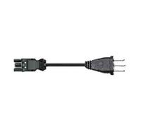 Bachmann - Câble d'alimentation - GST18i3 (F) pour SEV 1011 (M) - 3 m - noir - Suisse