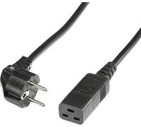 BACHMANN Câble secteur contact de protection - IEC320-C19 16A/250V, noir, 0,5 m