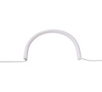 BACHMANN Câble spiralé 1,5m-6m ws 0,2m droit, H05VV-F 3G1,5mm², coupé lisse