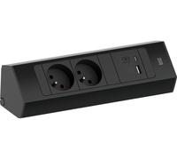 BACHMANN CASIA2 2xprise externe 1xUSB A/C 22 W 2,0 m AEH SW