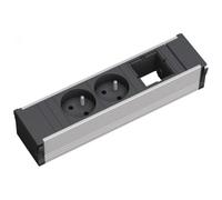 BACHMANN Multiprise CONI pour cadre 2 prises + 1 emplacement