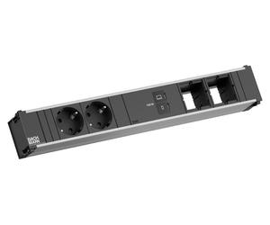 BACHMANN CONI 2xCEE7/3, 1xUSB C/C 100 W, 2xCM, L = 0,2 m