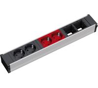 BACHMANN CONI 2xCEE7/3 2xCEE7/3 rt, contact de protection 2xnoir+2xrouge