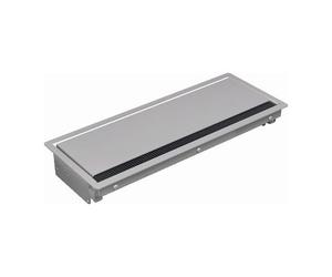Bachmann CONI built-in frame long - Boîtier pour montage encastré de coupe-circuit - gris argenté, RAL 9006