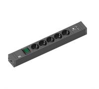 BACHMANN CONNECT LINE 5x contact de protection, interrupteur USB A&A 15W