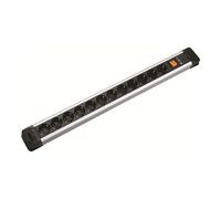 Bachmann CONNECT US - Coupe-circuit - connecteurs de sortie : 12 - 1.8 m cordon - noir, argent