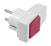Bachmann Connecteur 2p T Blanc Avec Interrupteur Lumineux