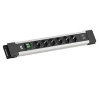 BACHMANN CONNECTUS 6x CEE7/3, 1x Schalter, 1x USB A/C 22W, 2.0m CEE7/7, Grade