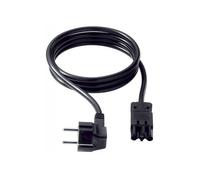 BACHMANN Cordon secteur noir - 1,5 m
