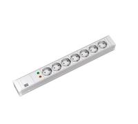 Bachmann 333004 19 inch Server rack cabinet power strip 1 U PG socket White