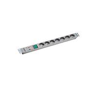 Bachmann Multiprise 333.405 19 pouces 7 prises avec interrupteur alu