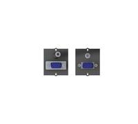 Bachmann Custom module - Plaque modulaire enclenchable - HD-15, fiche mini-phone Stéréo 3,5 mm - noir