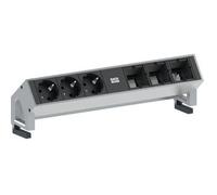 Bachmann DESK 2 - Coupe-circuit - entrée : GST18i3 - connecteurs de sortie : 3 - 20 cm cordon - Allemagne - acier inoxydable