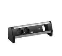 BACHMANN Desk 2X Contact de Protection USB C, USB Charger 30W 1xABD GST18