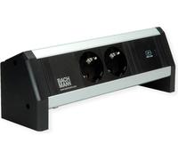 BACHMANN DESK 2xcontact de protection USB C, Chargeur USB 30W GST18