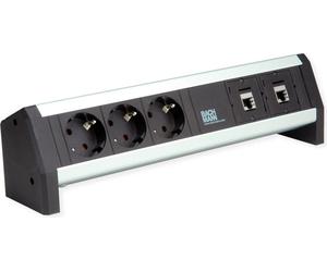 BACHMANN DESK 3xCEE7/3 2x module CM-CAT6A