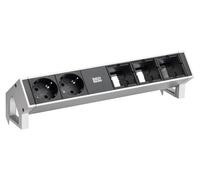 Bachmann DESK2 2xCEE7/3 3xABD INOX laqué