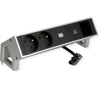 Bachmann Desk2 2Xute 1Xusb C 30W 1Xcm 0,2M Gst18 Inox