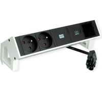 Bachmann Desk2 2Xute 1Xusb C 30W 1Xcm 0,2M Gst18 Ral9010