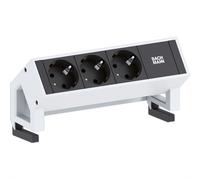 BACHMANN DESK2 3x Schutzkontakt GST18, weiß