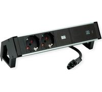 Bachmann Desk2 Alu Black 2Xp40 937.327 1Xusbc 60W 0,2M Gst18
