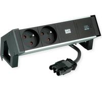 Bachmann Desk2 Alu Black 2Xute 1Xusbc 30W 0,2M Gst18
