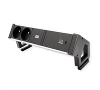 Bachmann Desk2 Alu Black 2Xute 1Xusbc 60W 0,2M Gst18
