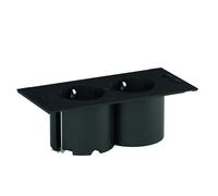 Bachmann DUE Innenraum 2AC-Ausgänge 2m noir Câble de rallonge (929.000)