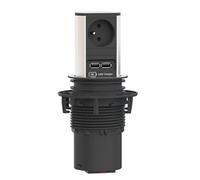 BACHMANN ELEVATOR 1xUTE 1xUSB Charger 2,0m CEE7/7