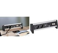 Bachmann Facility System DESK 2 x Schuko, 1 x USB Charger, 2 x Cat6 crée des conditions optimales pour la gestion des données et de l'énergie partout où les postes de travail sont s de manière flexibl