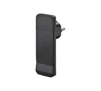 Bachmann 933.001 Fiche électrique mâle avec terre plastique 250 V noir IP20