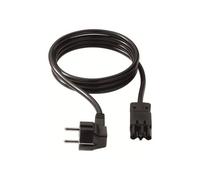 Bachmann H05VV-F 3G - Rallonge de câble d'alimentation - IEC 60320 C14 pour power IEC 60320 C13 - 250 V - 10 A - 2 m - gris